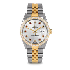 Rolex Datejust 36mm | 16013-SLV-RBY-AM-BDS-JBL