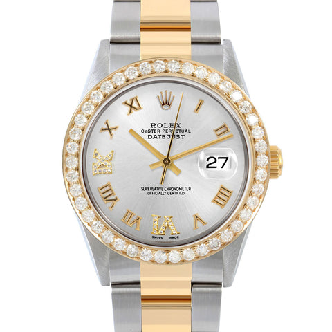 Rolex Datejust 36mm | 16013-SLV-RDR69-25CT-OYS