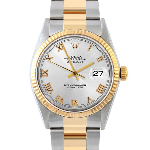 Rolex Datejust 36mm | 16013-SLV-ROM-FLT-OYS