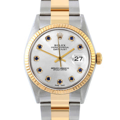 Rolex Datejust 36mm | 16013-SLV-SPH-AM-FLT-OYS
