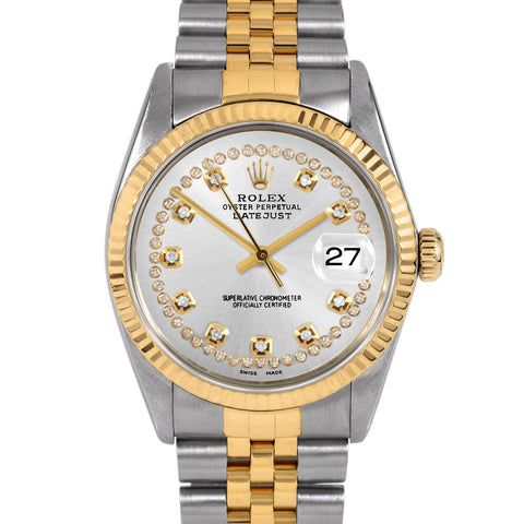 Rolex Datejust 36mm | 16013-SLV-STRD-FLT-JBL