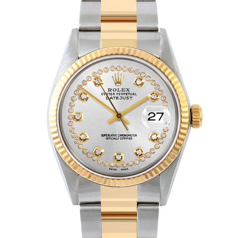 Rolex Datejust 36mm | 16013-SLV-STRD-FLT-OYS