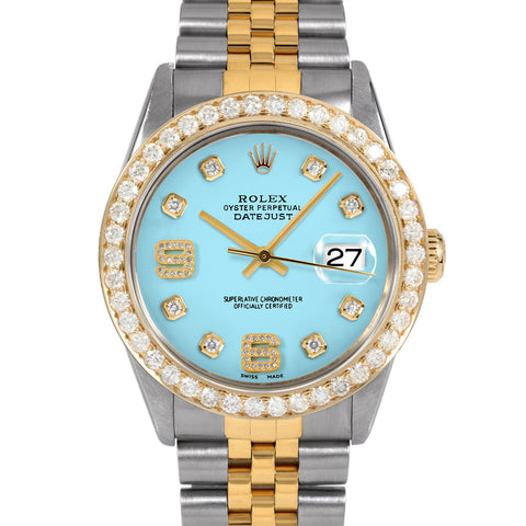 Rolex Datejust 36mm | 16013-TRQ-8DA69-25CT-JBL