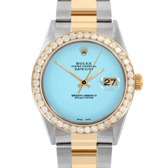 Rolex Datejust 36mm | 16013-TRQ-NOHM-25CT-OYS