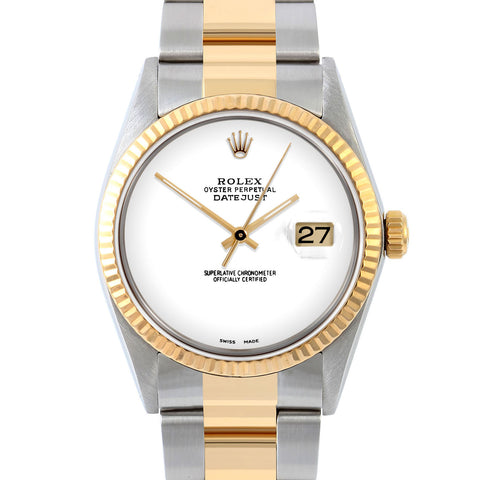 Rolex Datejust 36mm | 16013-WHT-NOHM-FLT-OYS