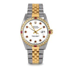 Rolex Datejust 36mm | 16013-WHT-RBY-AM-4RBY-JBL