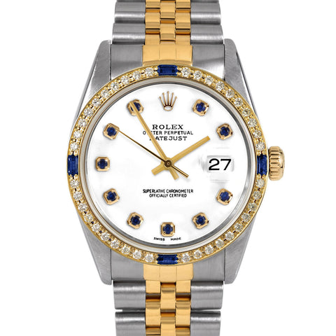 Rolex Datejust 36mm | 16013-WHT-SPH-AM-4SPH-JBL