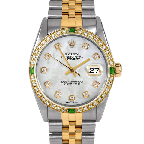 Rolex Datejust 36mm | 16013-WMOP-DIA-AM-4EMD-JBL