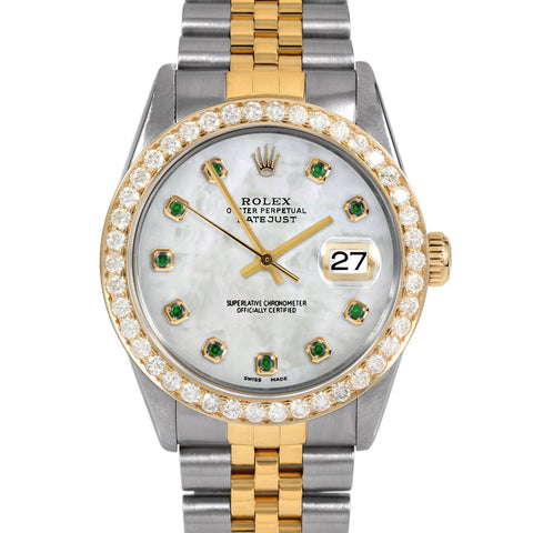 Rolex Datejust 36mm | 16013-WMOP-EMD-AM-25CT-JBL