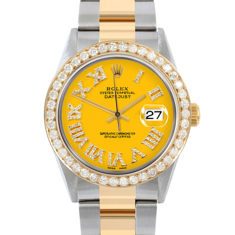 Rolex Datejust 36mm | 16013-YLW-FDR-25CT-OYS