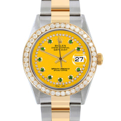 Rolex Datejust 36mm | 16013-YLW-STRE-25CT-OYS