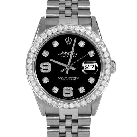 Rolex Datejust 36mm | 16014-BLK-8DA69-BDS-JBL