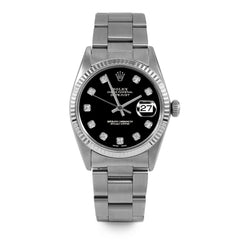 Rolex Datejust 36mm | 16014-BLK-DIA-AM-FLT-OYS