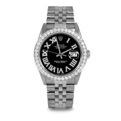 Rolex Datejust 36mm | 16014-BLK-FDR-25CT-JBL