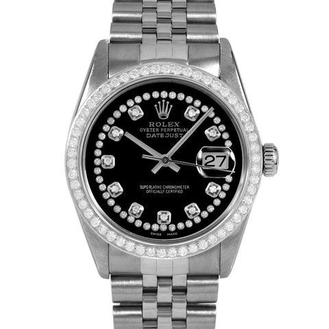 Rolex Datejust 36mm | 16014-BLK-STRD-BDS-JBL