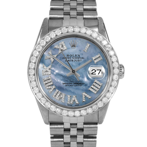 Rolex Datejust 36mm | 16014-BLMOP-FDR-25CT-JBL