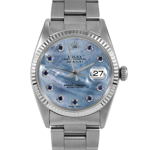 Rolex Datejust 36mm | 16014-BLMOP-SPH-AM-FLT-OYS