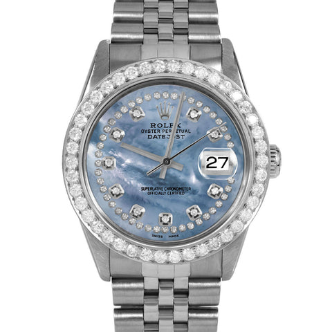 Rolex Datejust 36mm | 16014-BLMOP-STRD-25CT-JBL