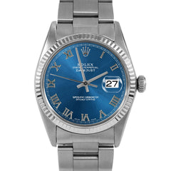 Rolex Datejust 36mm | 16014-BLU-ROM-FLT-OYS