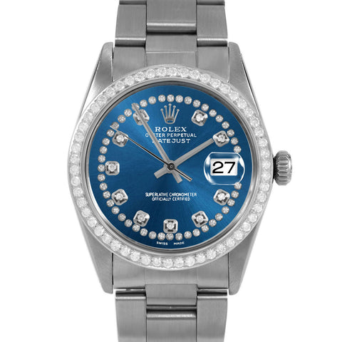 Rolex Datejust 36mm | 16014-BLU-STRD-BDS-OYS