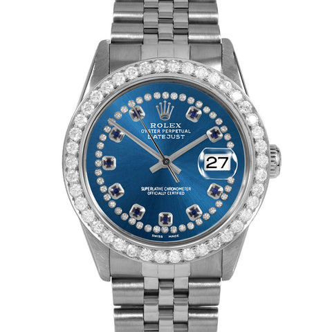 Rolex Datejust 36mm | 16014-BLU-STRS-25CT-JBL