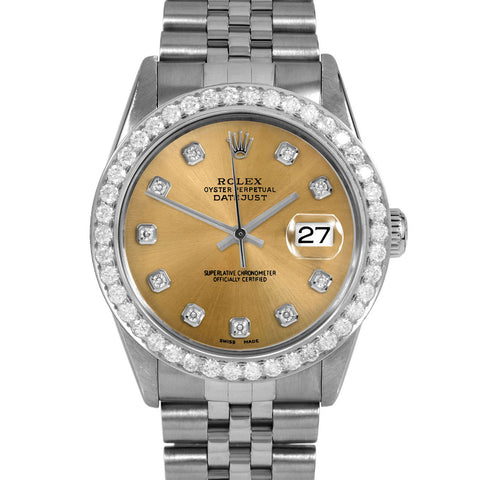 Rolex Datejust 36mm | 16014-CHM-DIA-AM-25CT-JBL