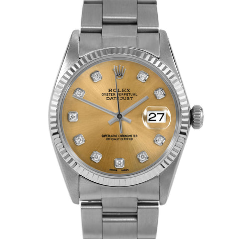 Rolex Datejust 36mm | 16014-CHM-DIA-AM-FLT-OYS