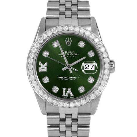 Rolex Datejust 36mm | 16014-GRN-8DR69-25CT-JBL