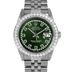 Rolex Datejust 36mm | 16014-GRN-STRE-25CT-JBL