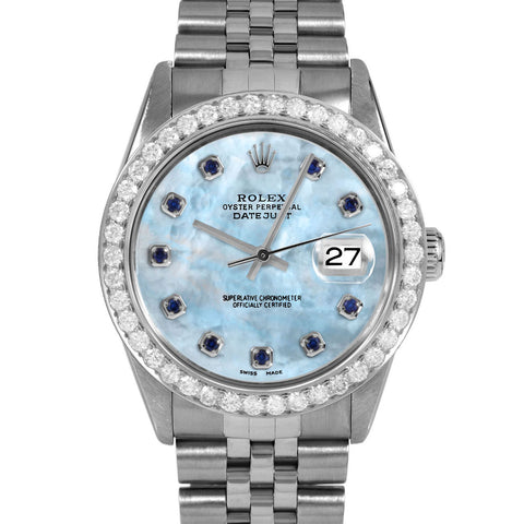 Rolex Datejust 36mm | 16014-LBMOP-SPH-AM-25CT-JBL