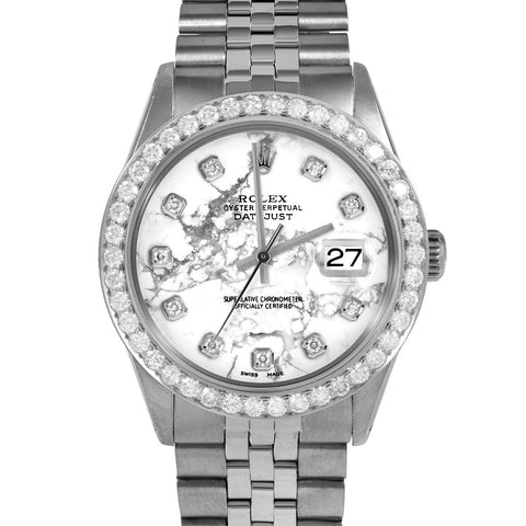 Rolex Datejust 36mm | 16014-MRB-DIA-AM-25CT-JBL