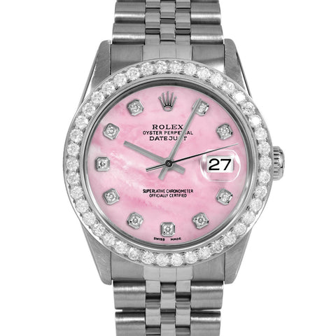 Rolex Datejust 36mm | 16014-PMOP-DIA-AM-25CT-JBL