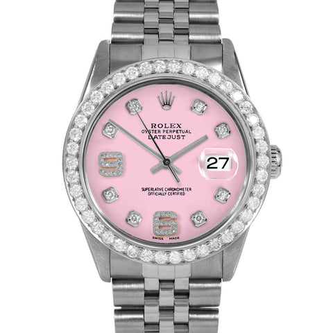 Rolex Datejust 36mm | 16014-PNK-8DA69-25CT-JBL