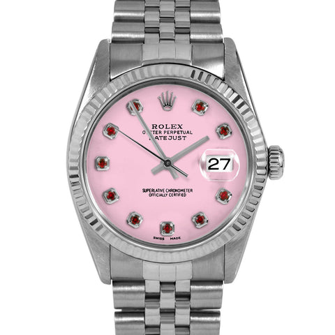 Rolex Datejust 36mm | 16014-PNK-RBY-AM-FLT-JBL