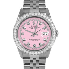 Rolex Datejust 36mm | 16014-PNK-STRD-25CT-JBL
