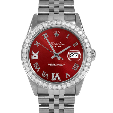 Rolex Datejust 36mm | 16014-RED-RDR69-25CT-JBL