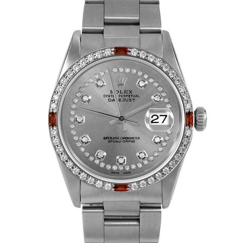 Rolex Datejust 36mm | 16014-SLT-STRD-4RBY-OYS