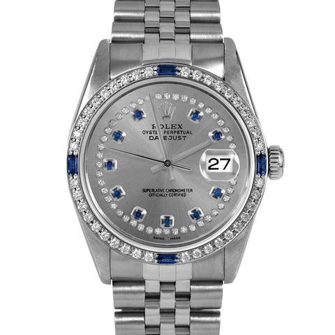 Rolex Datejust 36mm | 16014-SLT-STRS-4SPH-JBL