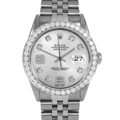 Rolex Datejust 36mm | 16014-SLV-8DA69-25CT-JBL
