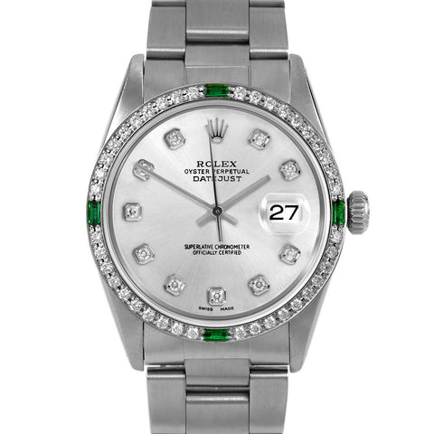 Rolex Datejust 36mm | 16014-SLV-DIA-AM-4EMD-OYS