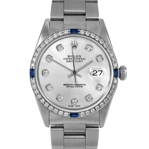 Rolex Datejust 36mm | 16014-SLV-DIA-AM-4SPH-OYS