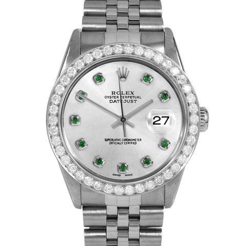 Rolex Datejust 36mm | 16014-SLV-EMD-AM-25CT-JBL