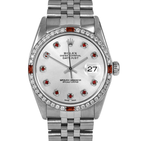 Rolex Datejust 36mm | 16014-SLV-RBY-AM-4RBY-JBL
