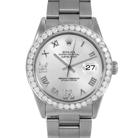 Rolex Datejust 36mm | 16014-SLV-RDR69-25CT-OYS