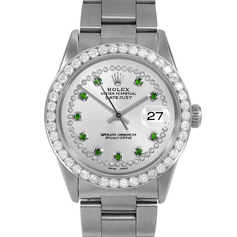 Rolex Datejust 36mm | 16014-SLV-STRE-25CT-OYS