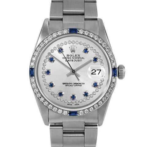 Rolex Datejust 36mm | 16014-SLV-STRS-4SPH-OYS