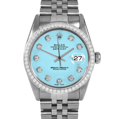 Rolex Datejust 36mm | 16014-TRQ-DIA-AM-BDS-JBL