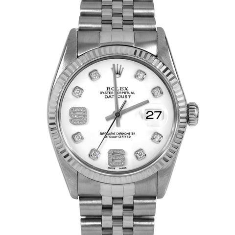 Rolex Datejust 36mm | 16014-WHT-8DA69-FLT-JBL