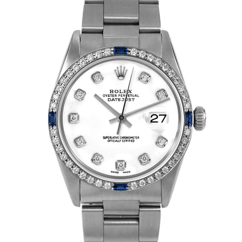 Rolex Datejust 36mm | 16014-WHT-DIA-AM-4SPH-OYS