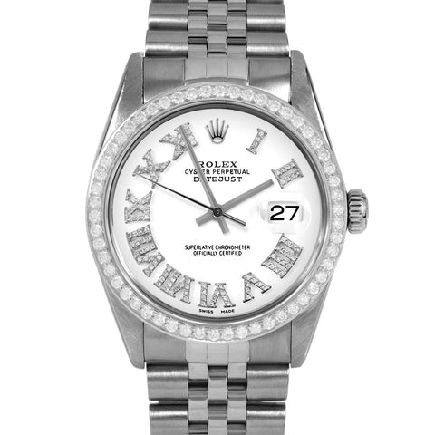 Rolex Datejust 36mm | 16014-WHT-FDR-BDS-JBL